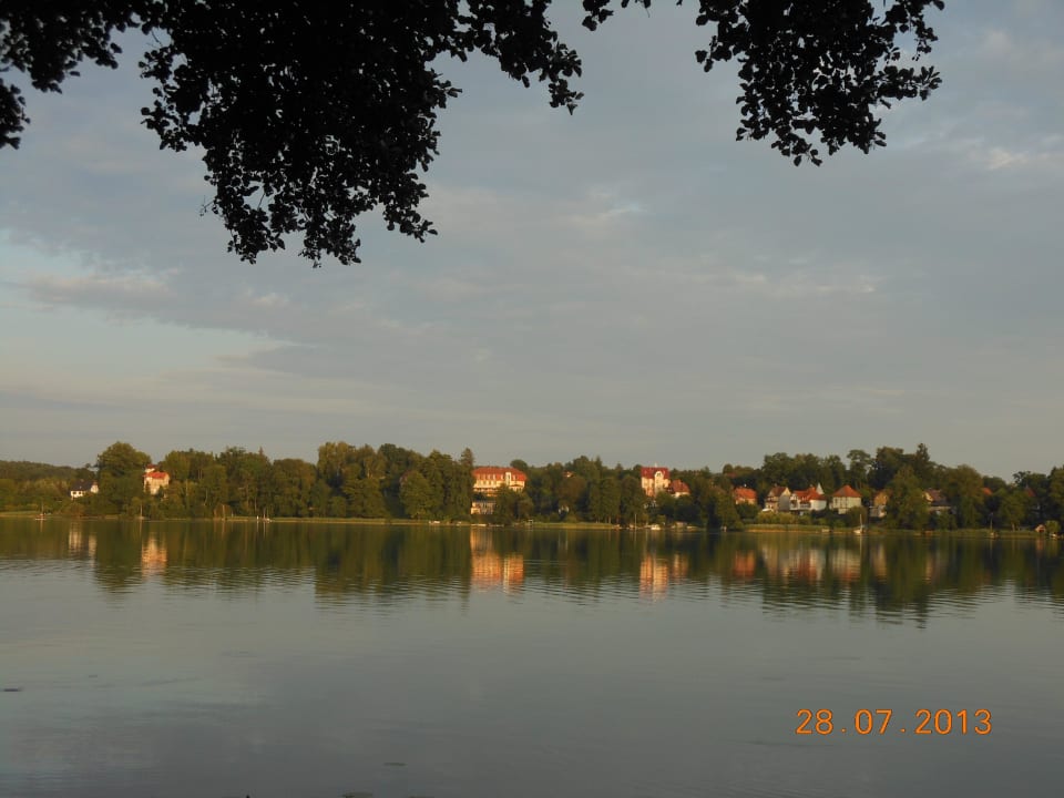 Vom Strand Richtung Buckow Hotel Johst am See Bollersdorf