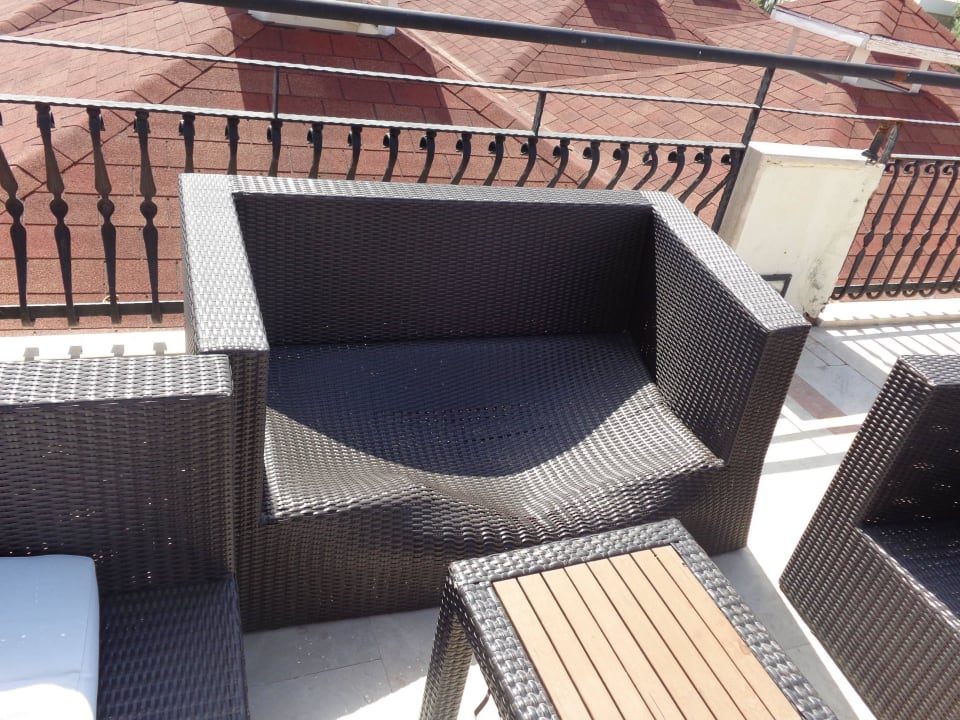 Sitz (?) gelegenheit auf der Aussenterrasse  Bodrum Park Resort