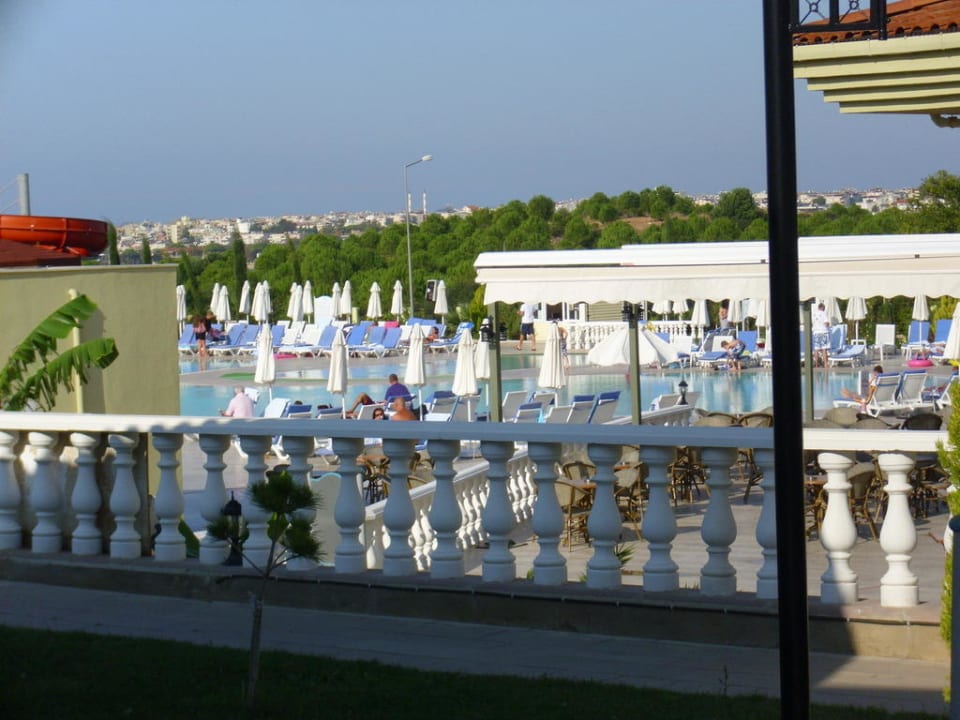 Blick vom Balkon auf den Pool Anadolu Hotels Didim Club