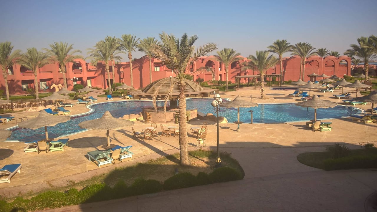 Widok z pokoju 518 Swisstouch Oriental Resort Marsa Alam