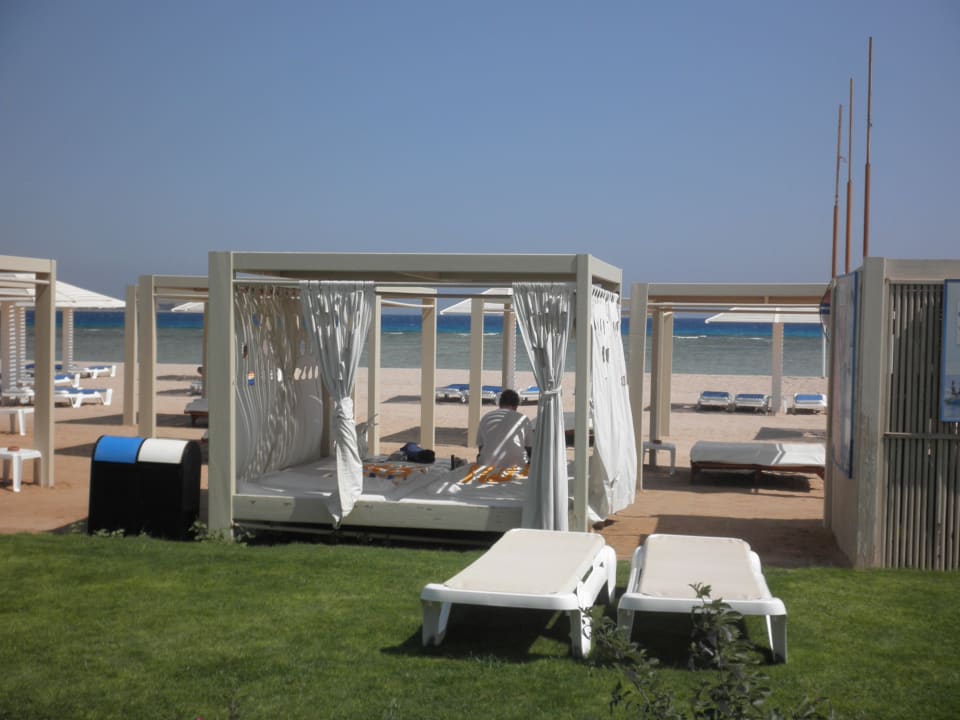 Zu unserer Reisezeit immer genügend Liegen. Premier Le Reve Hotel & Spa