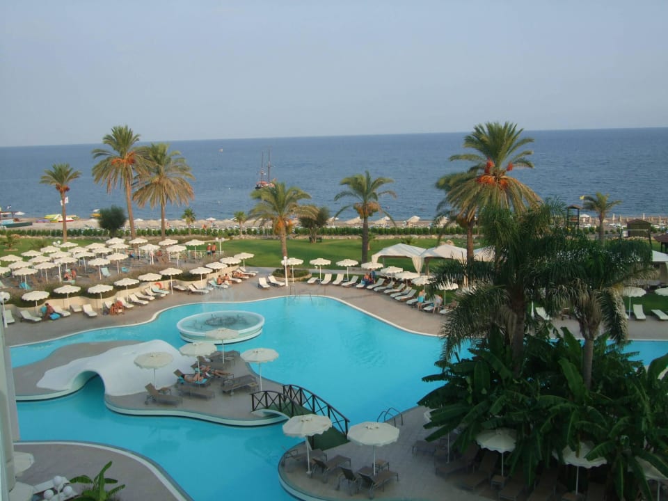 Blick von unserem Zimmer! Rodos Palladium Leisure & Wellness