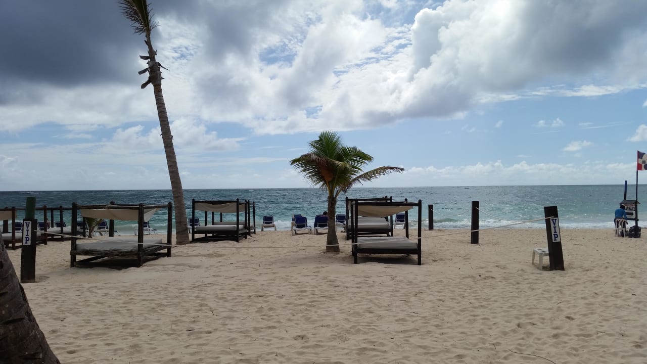 Die Strandbetten waren nur für VIP Gäste  Punta Cana Princess All Suites Resort & Spa