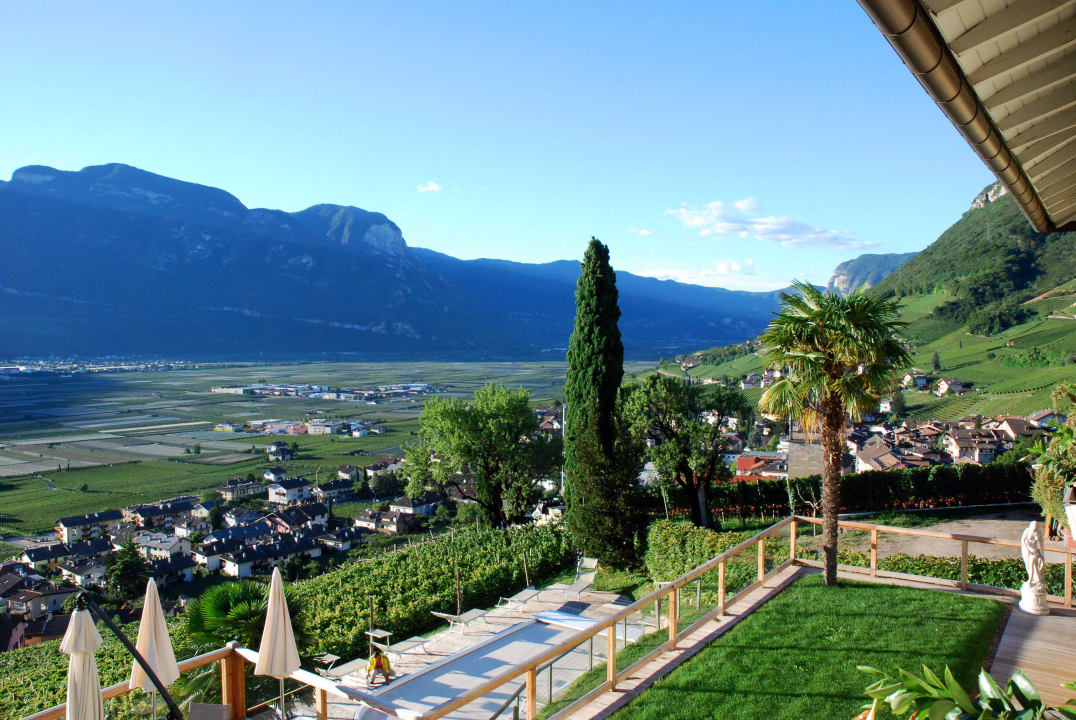 Blick vom Balkon Panorama Frühstückspension