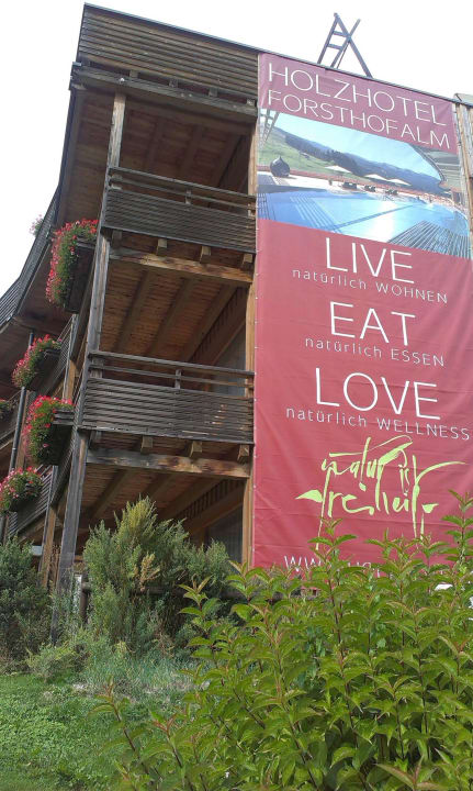 So ist es Holzhotel Forsthofalm