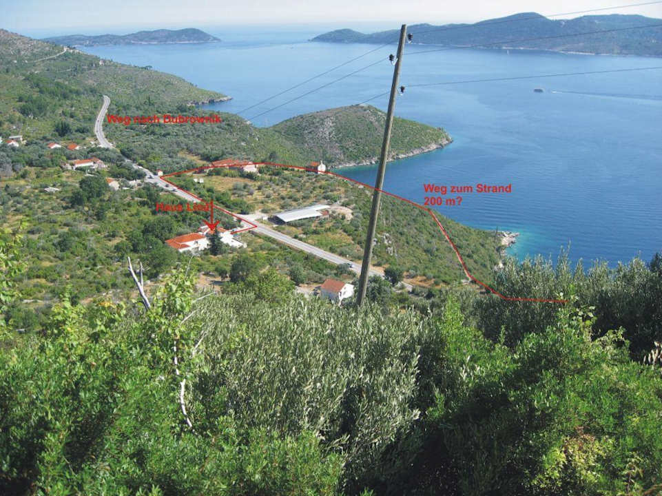 Lage des hauses Haus Lina