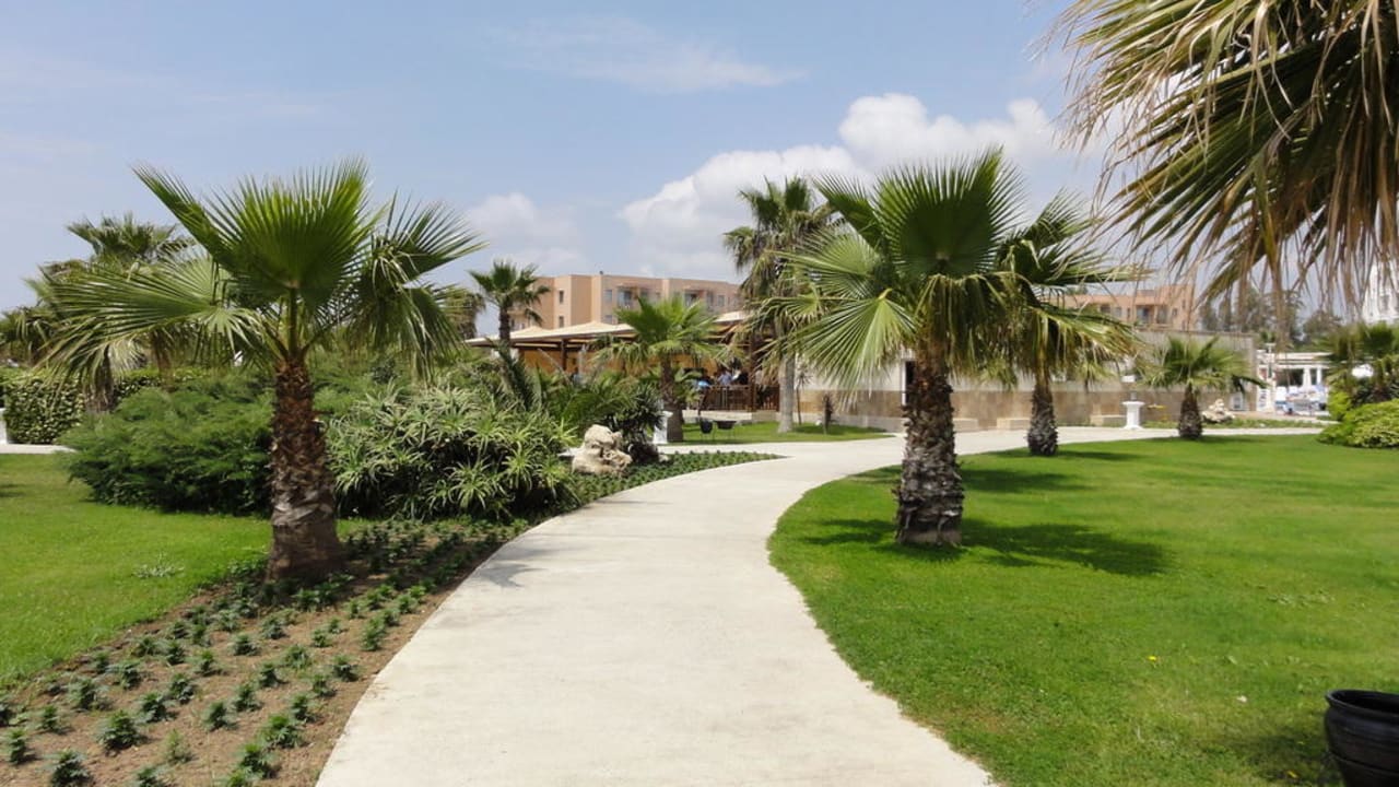 Weg vom Strand in Richtung Strandrestaurant Kaya Side