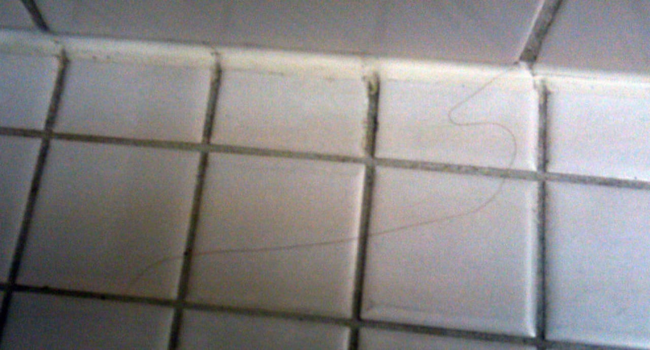 Haar auf dem Boden vom Bad Victor's Residenz-Hotel München