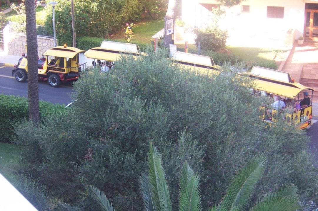 Aussicht vom Balkon Hotel Exagon Park