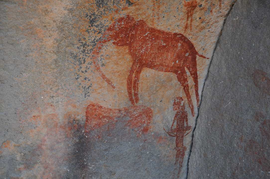 Felsmalereien Gästefarm Omburo Ost