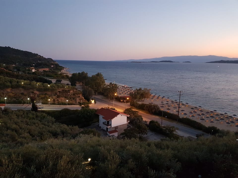Ausblick Akrathos Beach Hotel