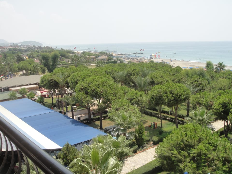 Blick vom Zimmer Club Turtas Beach Hotel