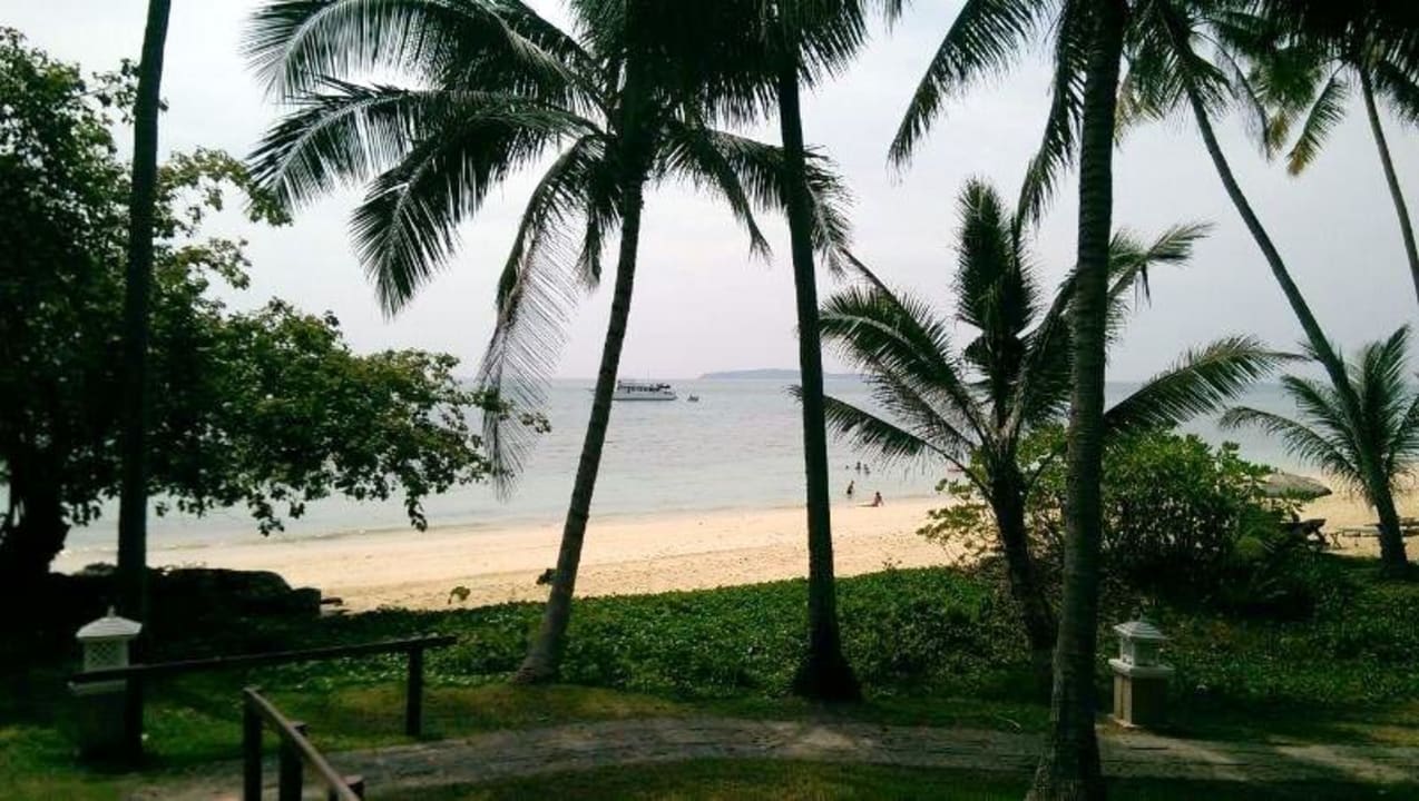 Der Blick auf den Strand Cape Panwa Hotel