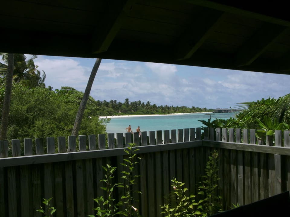 Ausblick aus dem Bad Kuredu Island Resort & Spa