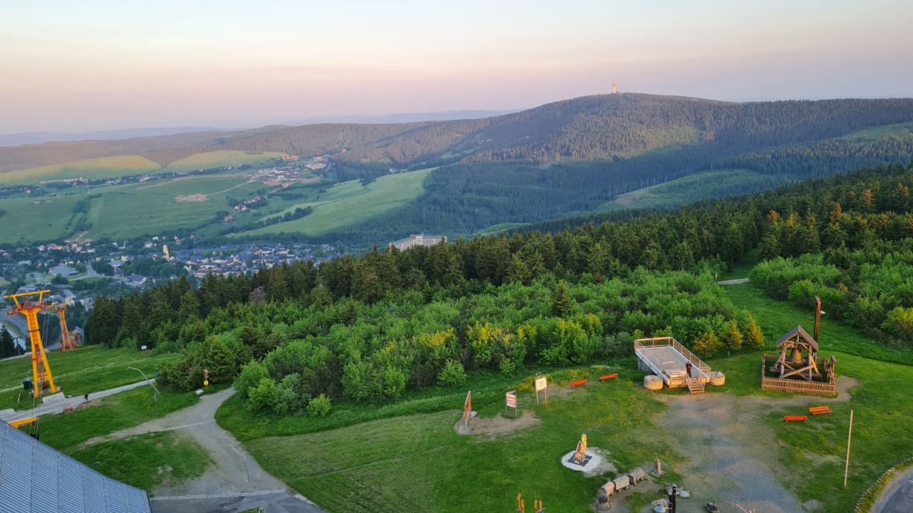 Ausblick Hotel Fichtelberghaus
