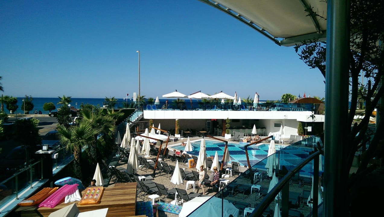 Blick vom Frühstück Sunprime C-Lounge