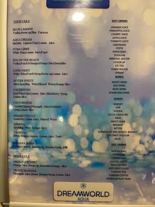 Gastro Dream World Aqua Hotel