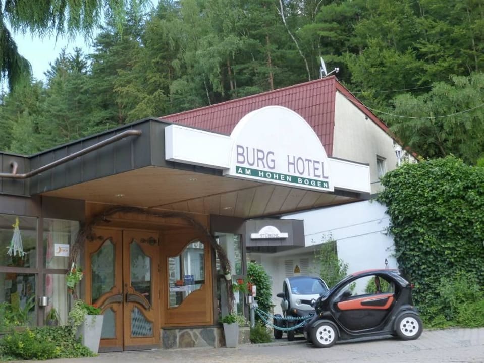 Dies Spaßmeppel kann man ausleihen Burghotel Am Hohen Bogen