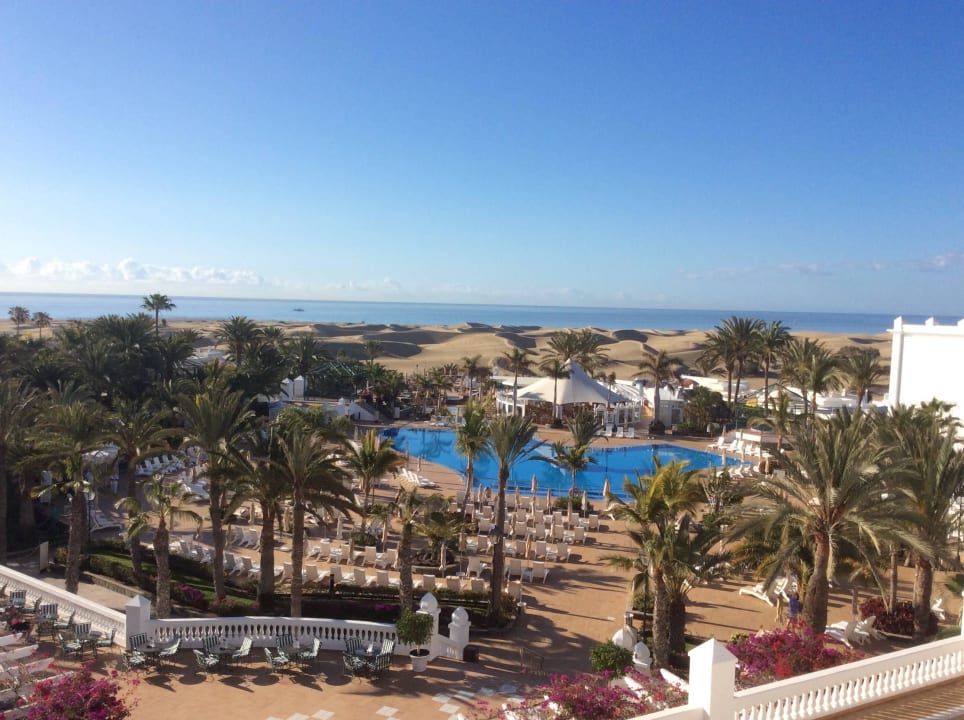 Blick vom Balkon 3 Etage Hotel Riu Palace Maspalomas Adults Only