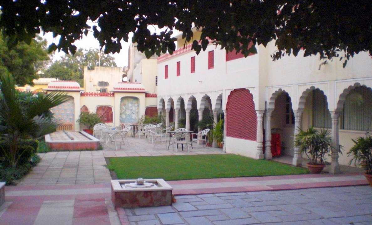 Schöner Innenhof Hotel Mandawa Haveli