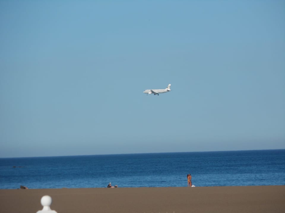 Im Anflug auf Puerto del Carmen Hotel Las Costas