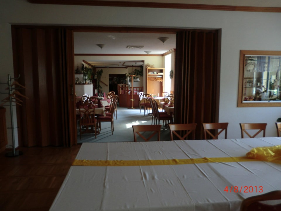 Blick in die Gaststätte Hotel Muldenschlösschen