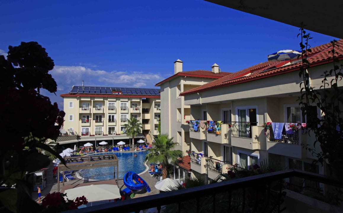 From the bancony Sun City Apartments