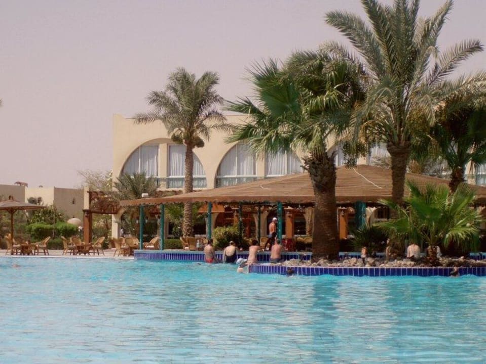 Widok na pool bar Desert Rose