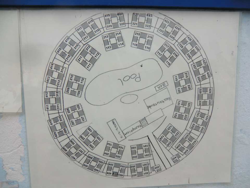 Lageplan Bungalows Las Vegas Golf