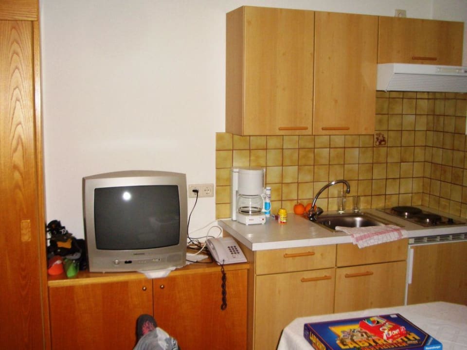 Gemeinsamer Wohnbereich mit kleiner Teeküche Hotel Tirolerhof