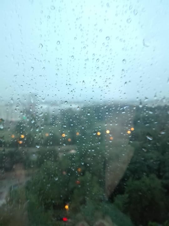 Ausblick auf die Autobahn Radisson Blu Hotel Frankfurt