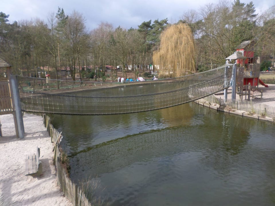 Hängebrücke Ferienpark Landal De Lommerbergen