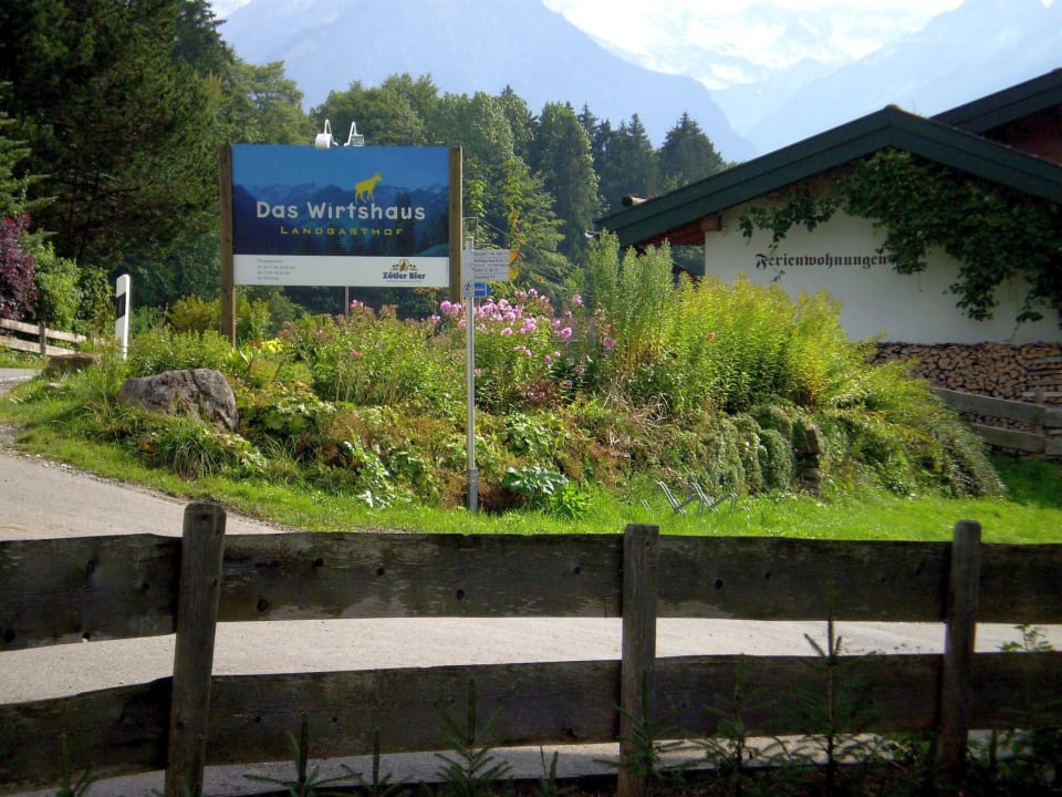 Ausblick Landgasthof Das Wirtshaus