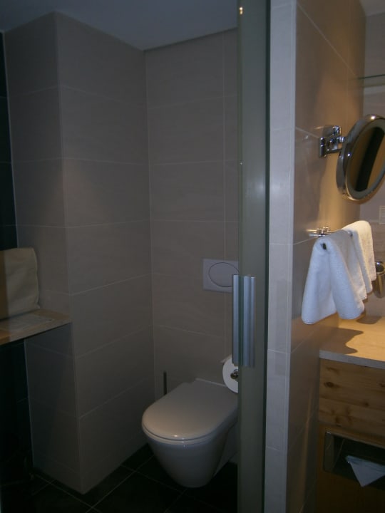 Glastrennwand zum WC im Badezimmer AQUA DOME