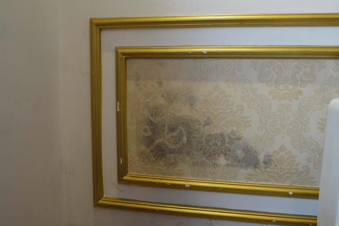 Heavy mould on tapestry Hotel Thaison Palace