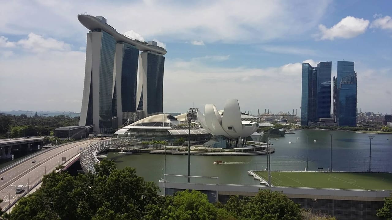 Ausblick Hotel The Ritz-Carlton Millenia