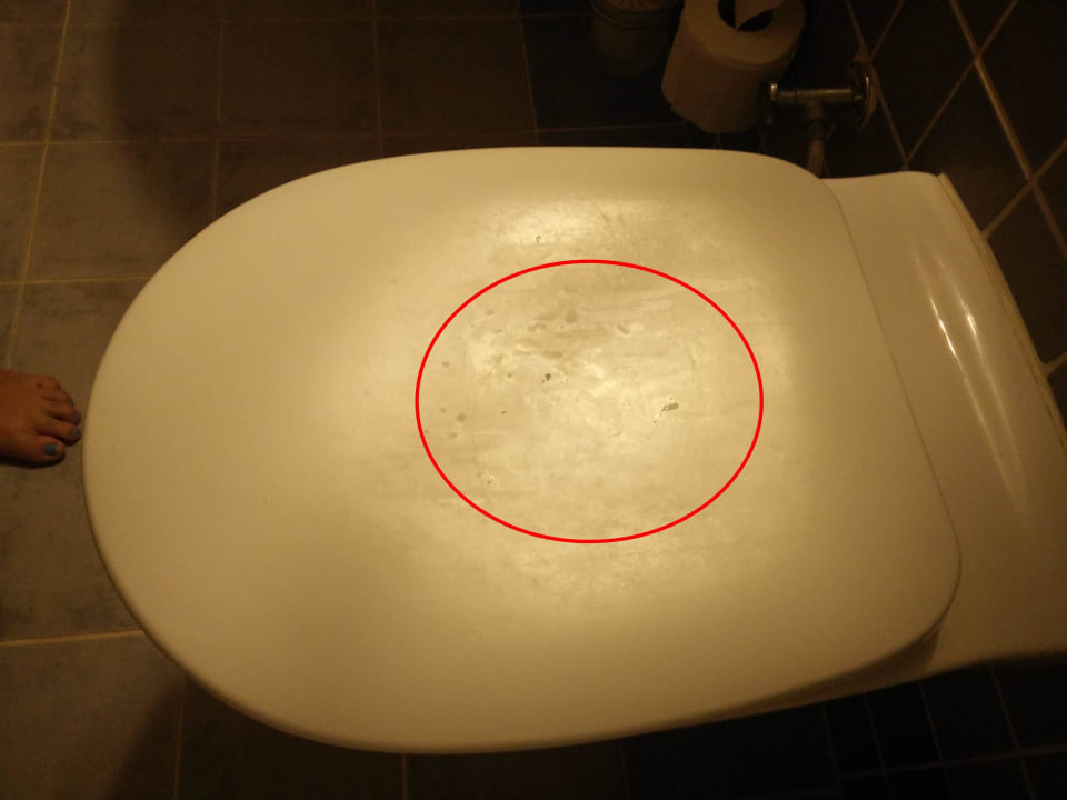 Schmutzige Toilette Horus Paradise Luxury Resort & Club
