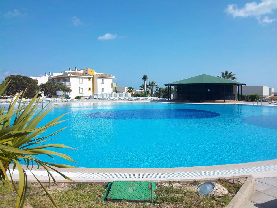 Der obere Poolbereich blau punta reina