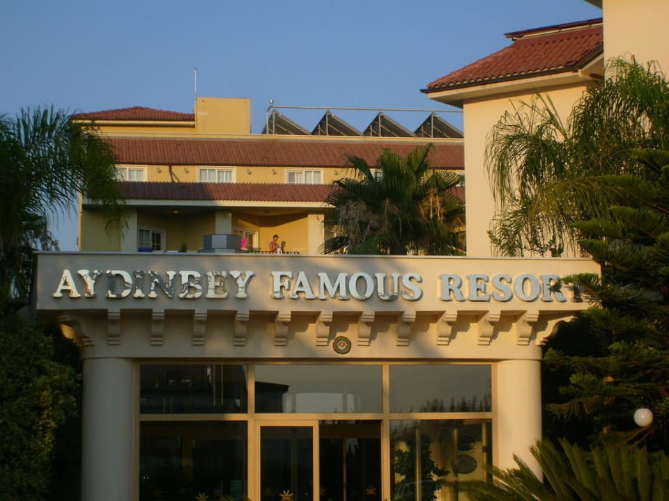 Hotelname/Haupteingang Aydinbey Famous Resort
