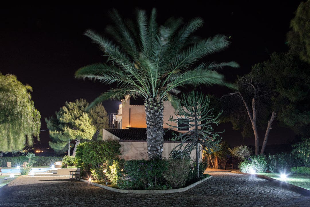 Panoramica notturno B&B Villa Seta