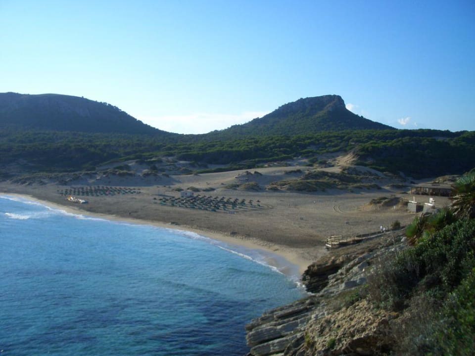 Strand vom Hotel aus Zafiro Cala Mesquida