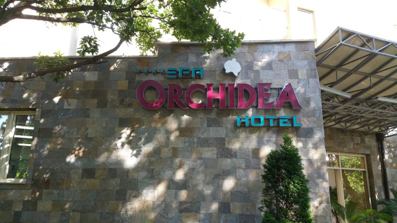 Eingang Orchidea Spa Boutique