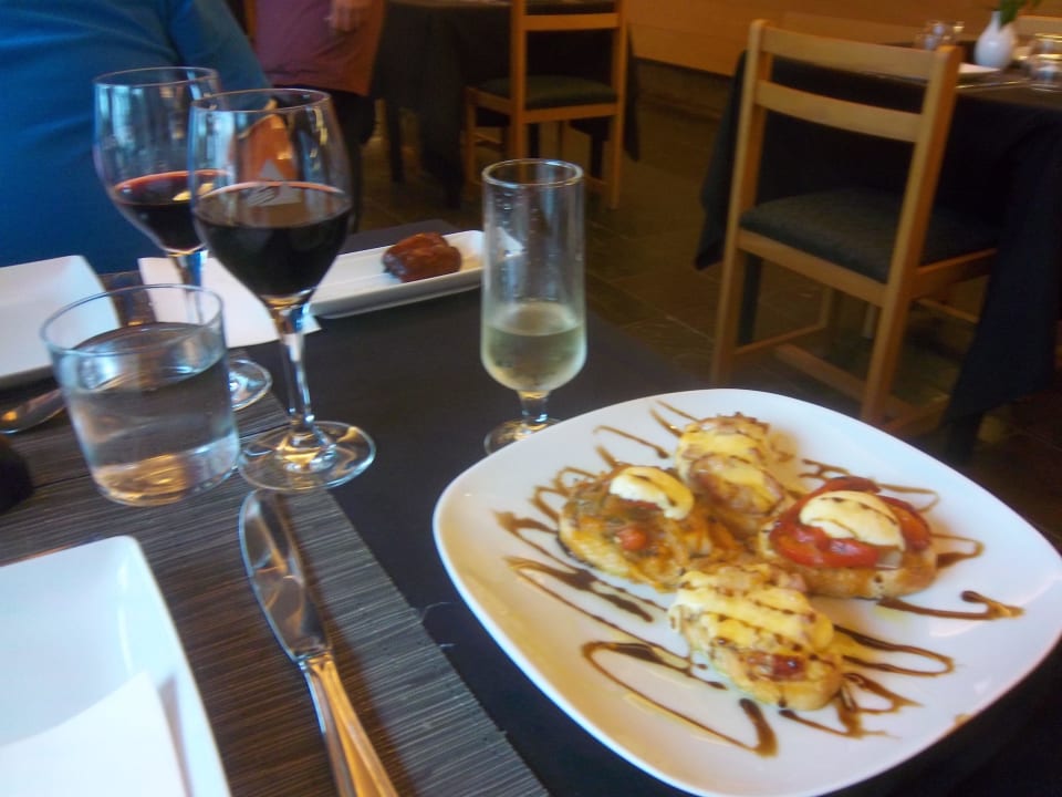 Ein Gang von sechs, bei dem Themenabend blau punta reina