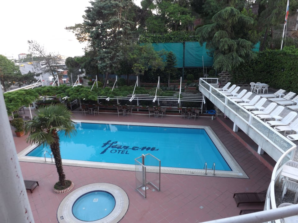 Blick vom Balkon  Hotel Harem