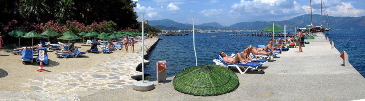 Panoramabild Strand Grand Yazici Club Marmaris Palace