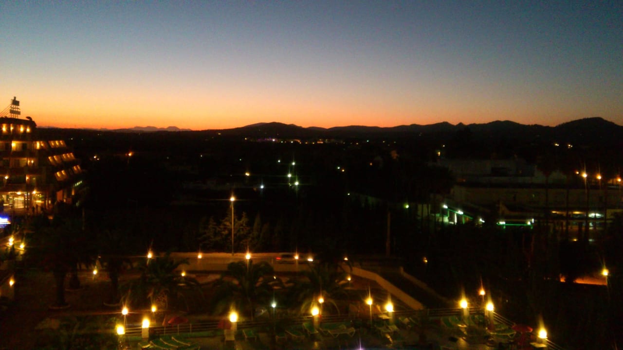Ansicht vom Balkon in den Ort Bei Juan Playa Blanca