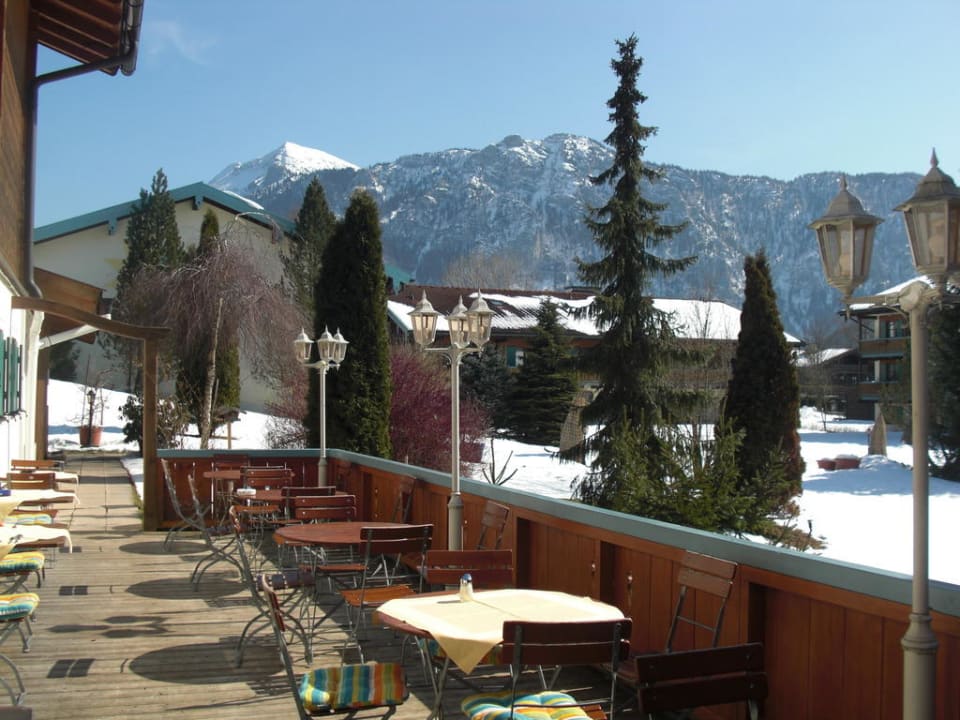 Sonnenterrasse mit Traumpanorama Das Bergmayr - Chiemgauer Alpenhotel