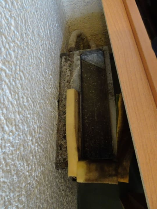 Verschimmelte Klimaanlage Hotel Athos Palace