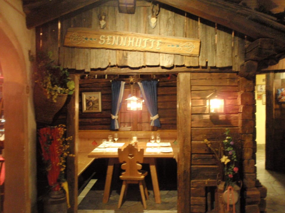 Tisch im Restaurant Hotel Fire & Ice