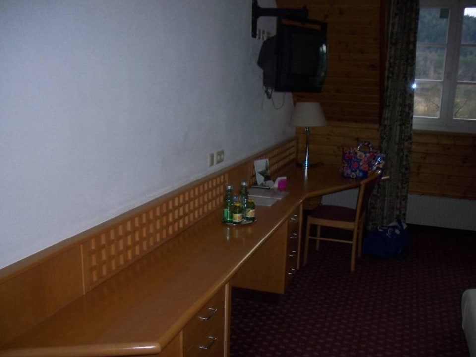 Wohnzimmer mit Schreibtisch Motel Rosenberger Völkermarkt